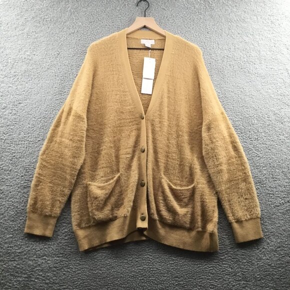 Rachel Parcell Oversize Cardigan Tan Iced Coffee XXL - Picture 2 of 4